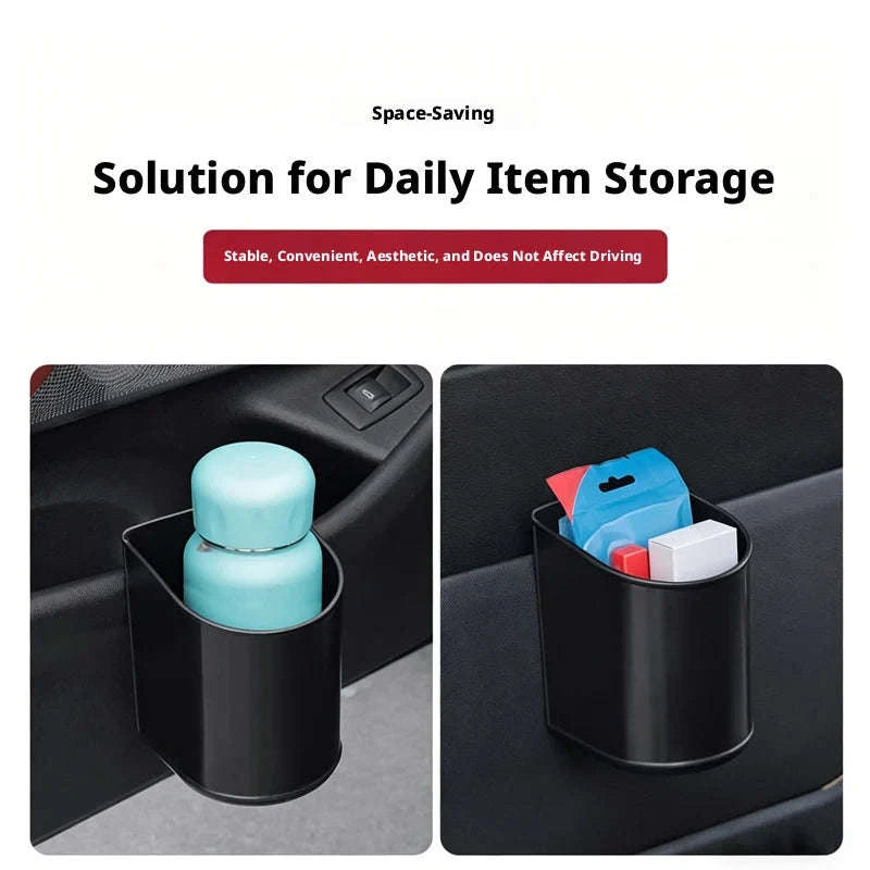 Universal Car Door Cup Holder Storage Bucket-Black