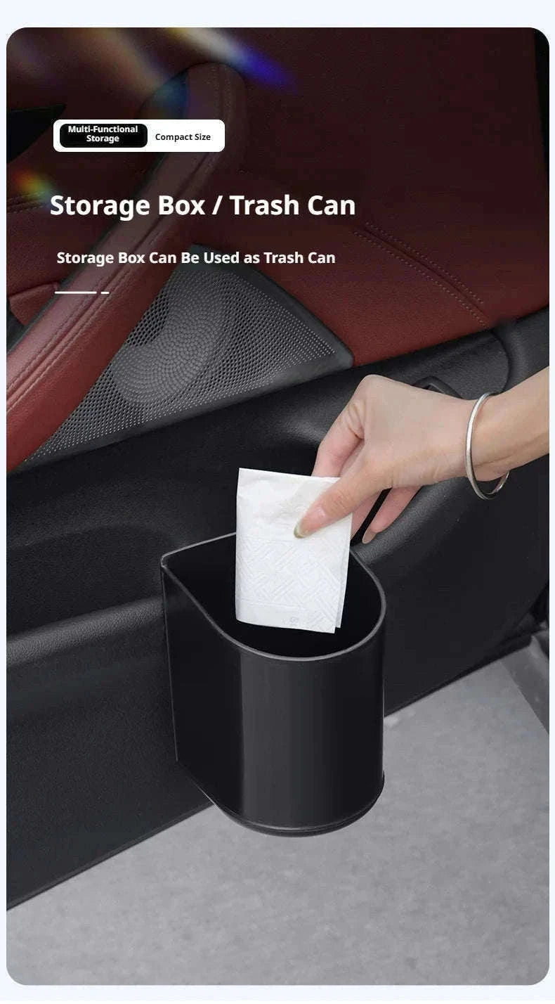 Universal Car Door Cup Holder Storage Bucket-Black
