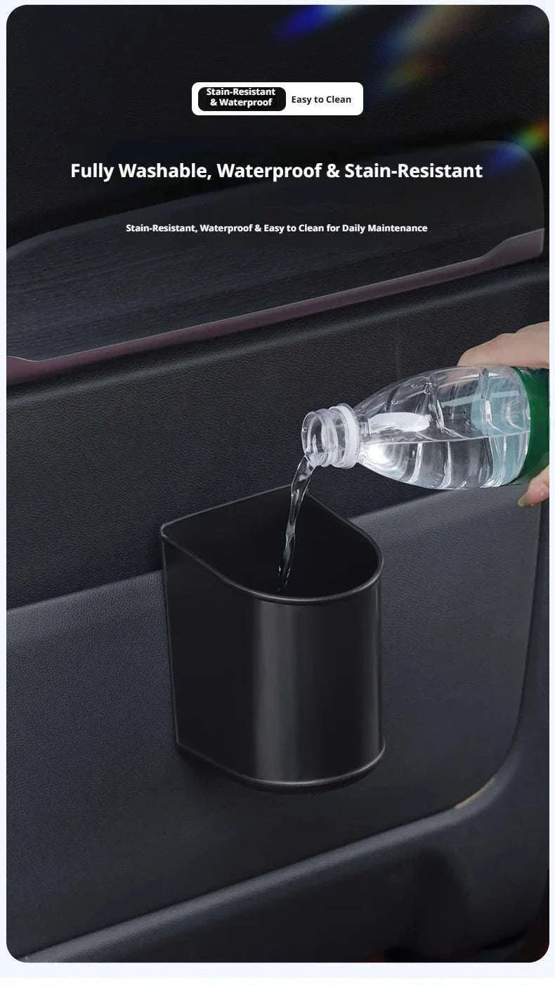 Universal Car Door Cup Holder Storage Bucket-Black