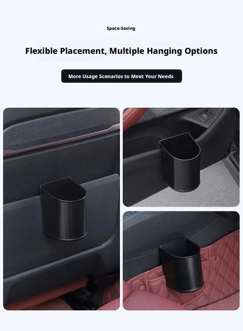Universal Car Door Cup Holder Storage Bucket-Black