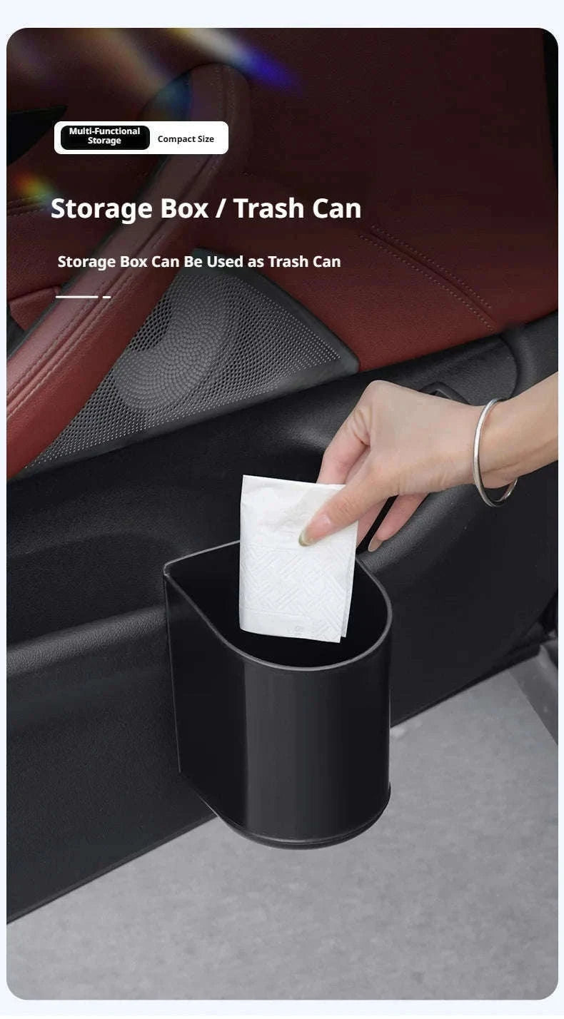 Universal Car Door Cup Holder Storage Bucket-Black