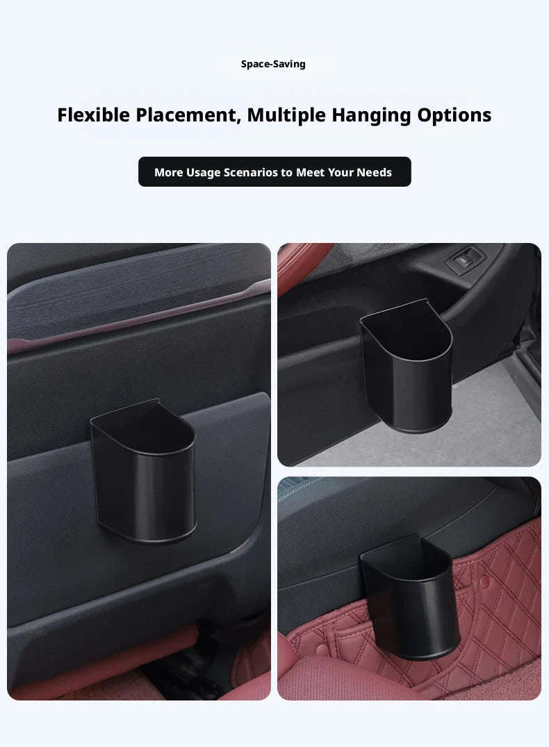 Universal Car Door Cup Holder Storage Bucket-Black