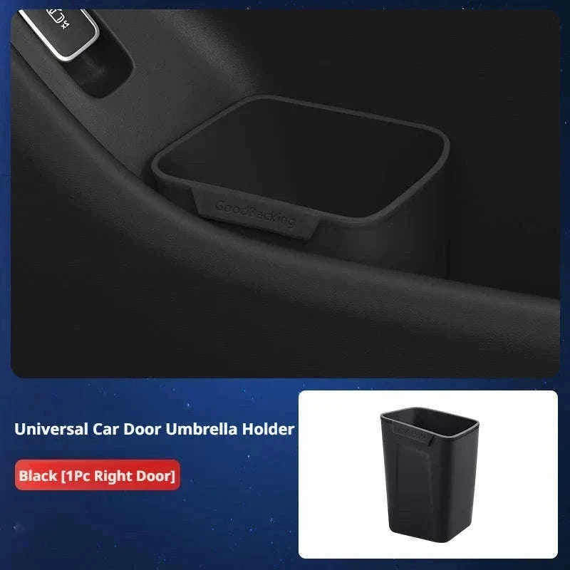 Universal Car Door Storage Box Waterproof Silicone Organizer-Brown 1Pc Right