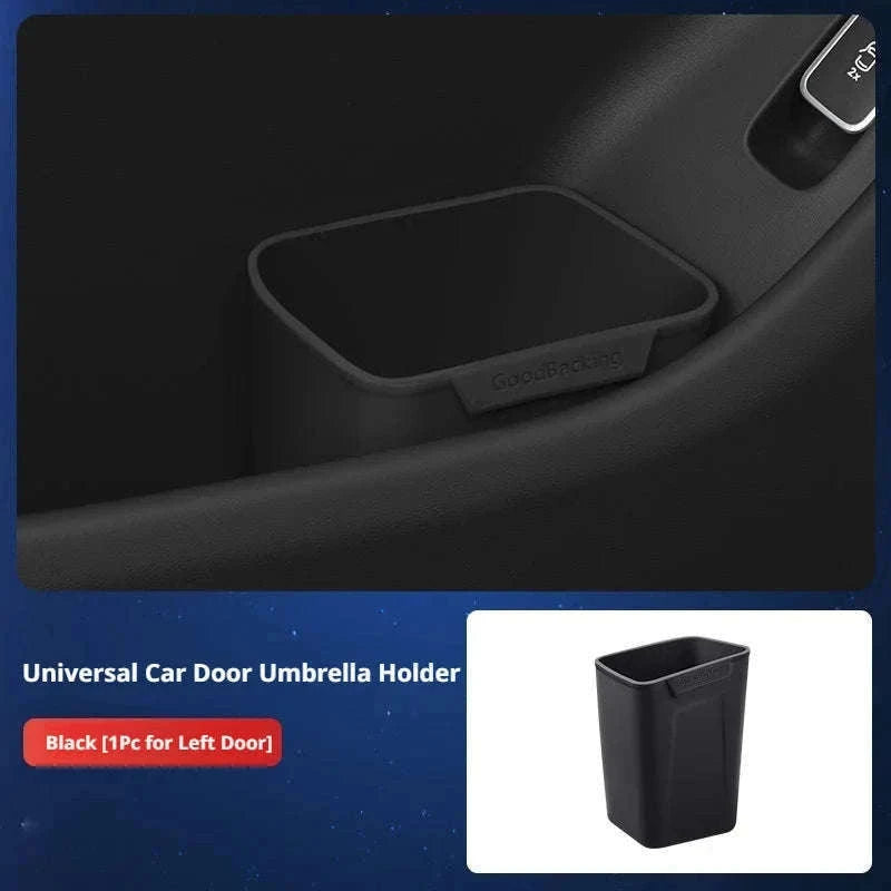 Universal Car Door Storage Box Waterproof Silicone Organizer-Brown 1Pc Right