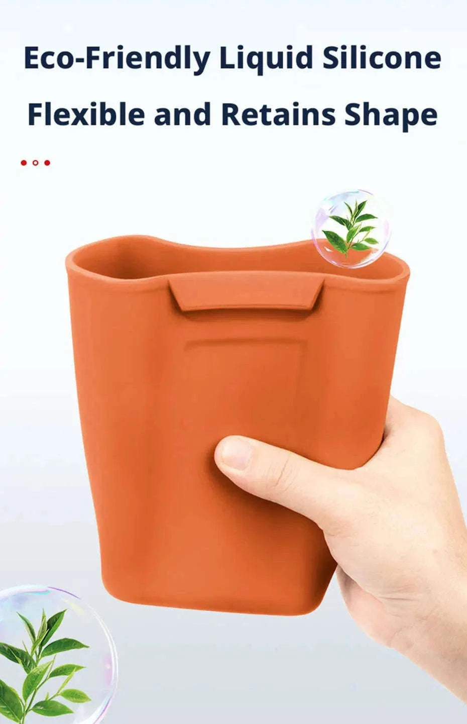 Universal Car Door Storage Box Waterproof Silicone Organizer-Brown 1Pc Right