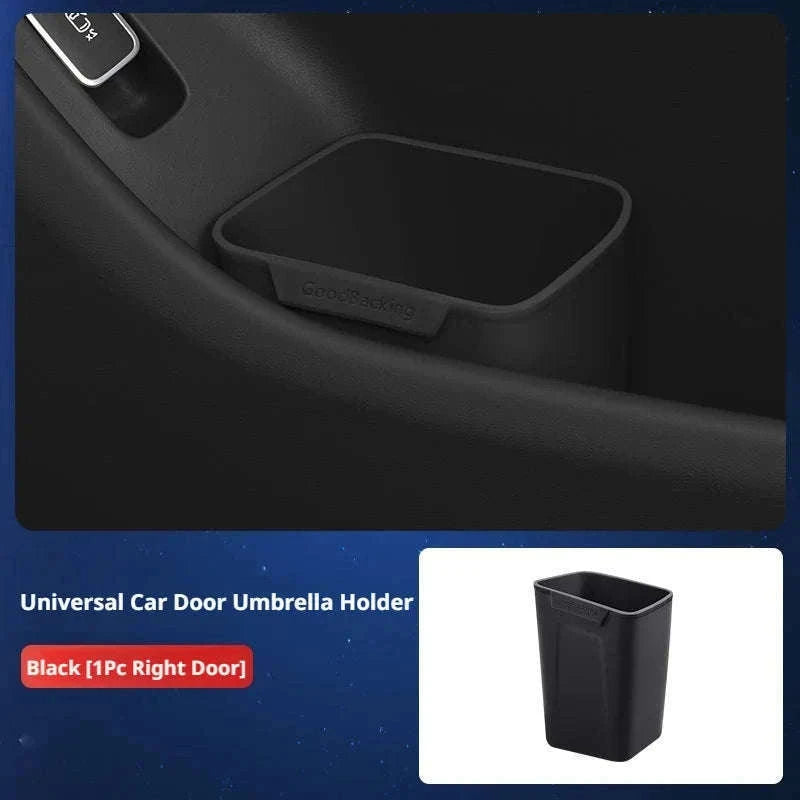 Universal Car Door Storage Box Waterproof Silicone Organizer-Brown 1Pc Right
