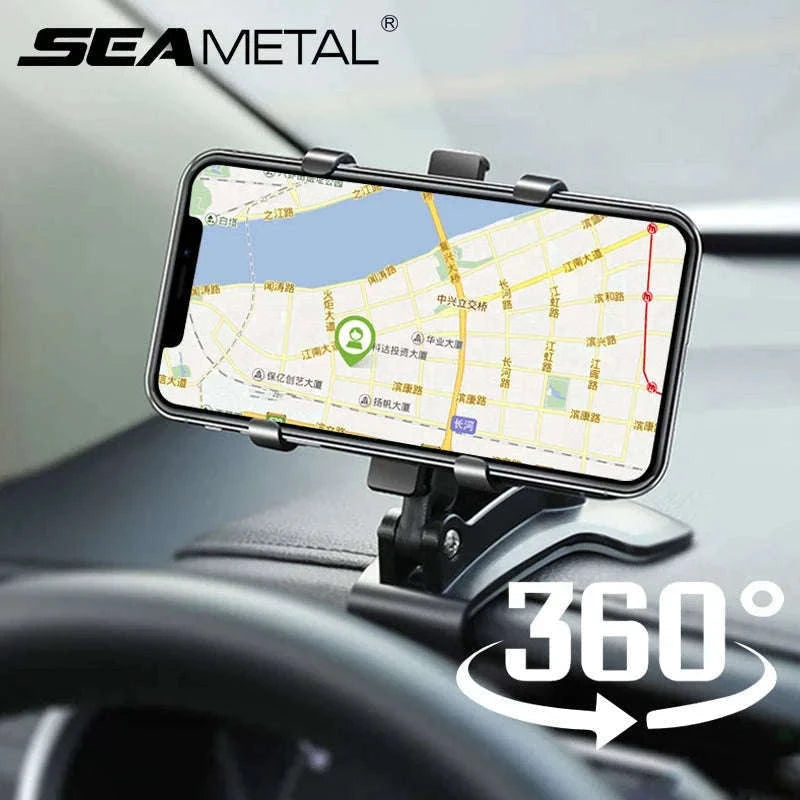 Universal Car Phone Holder for Dashboard, Mirror, and Visor-1pc phone holder