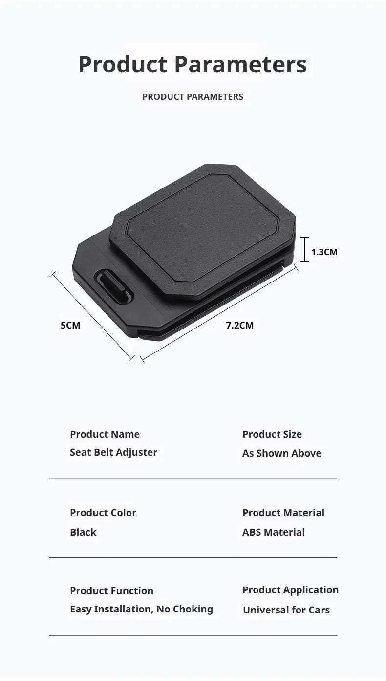 Universal Car Seat Belt Adjuster Clip-1pc