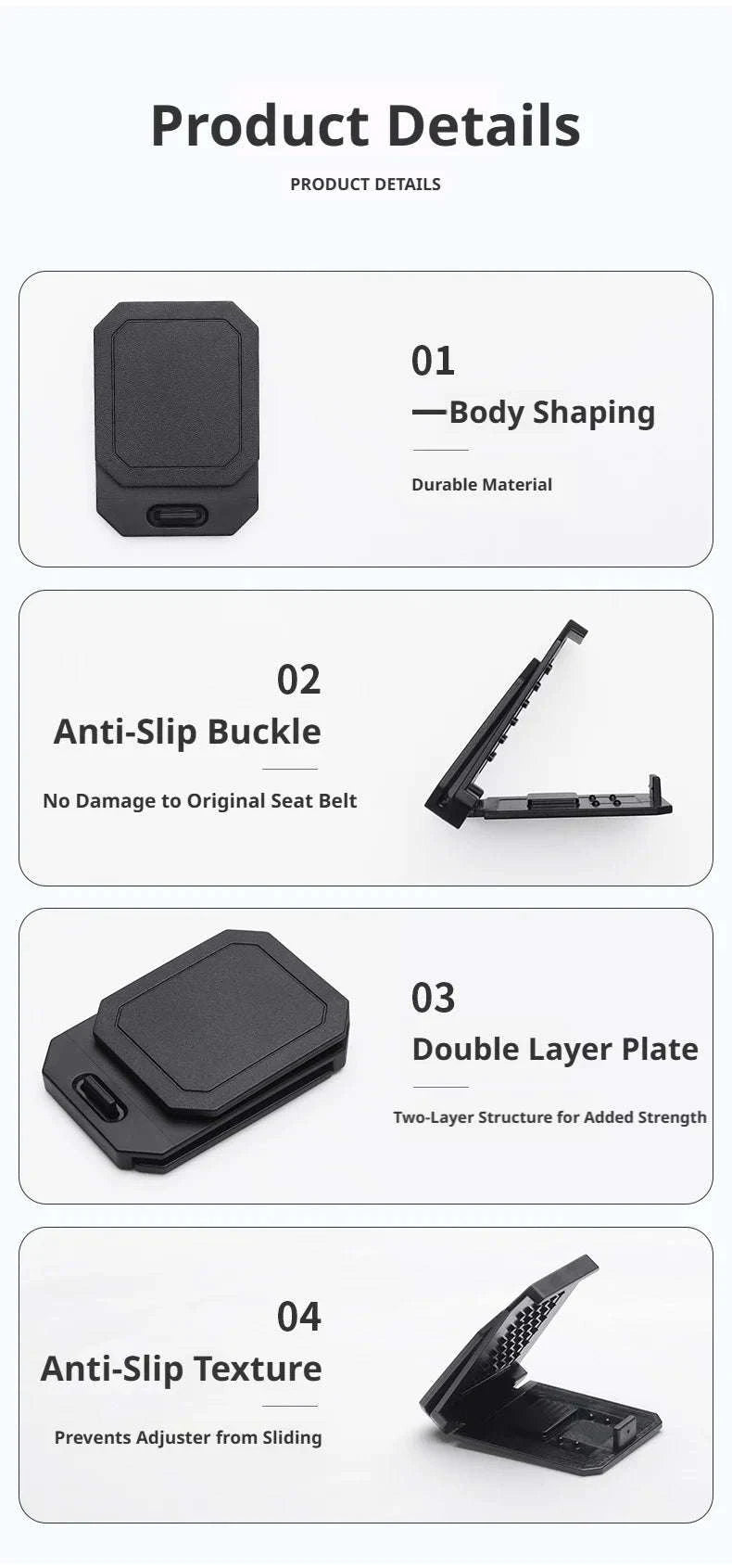 Universal Car Seat Belt Adjuster Clip-1pc