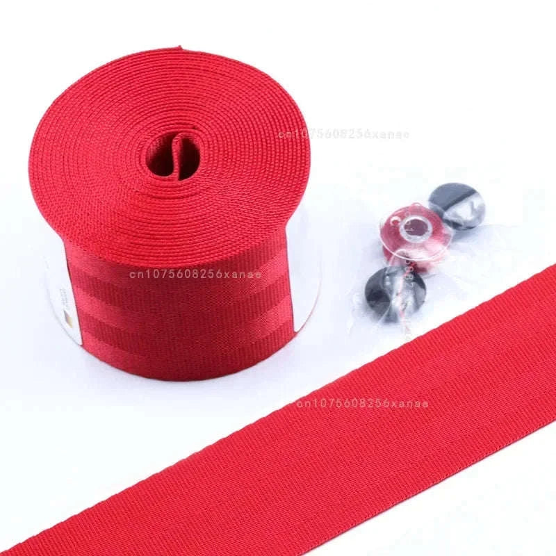 Universal Car Seat Belt Webbing, 3.6M x 4.8CM-Gray / Germany