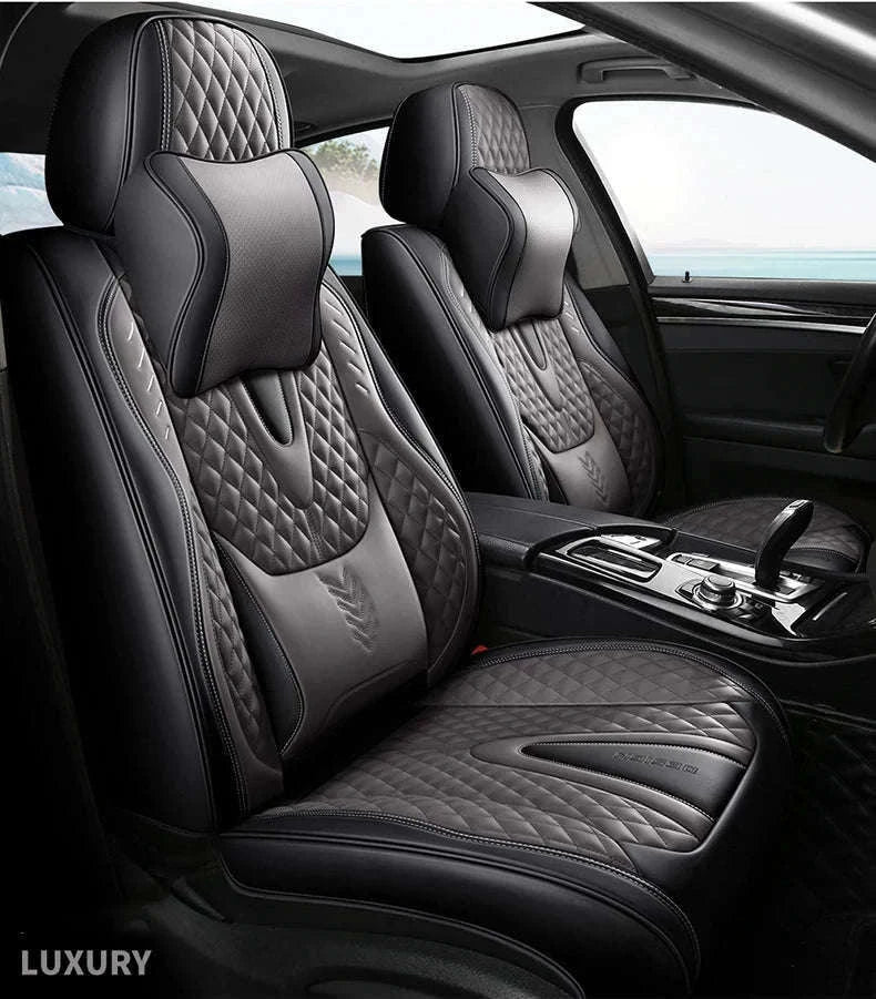 Universal Car Seat Covers Full-Cover Nappa Leather Set-Color 6