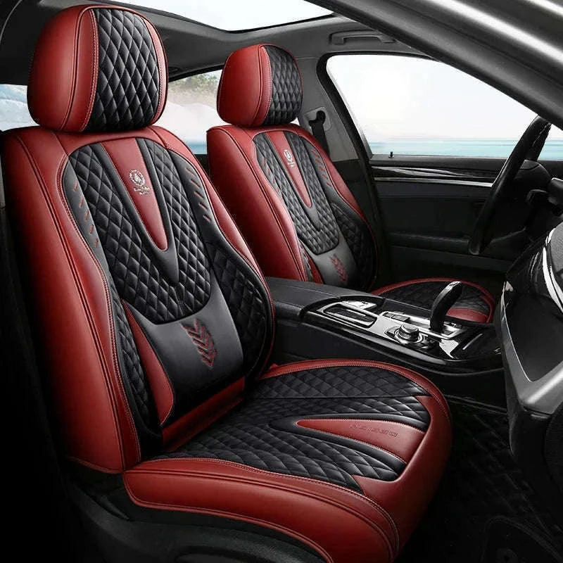 Universal Car Seat Covers Full-Cover Nappa Leather Set-Color 6