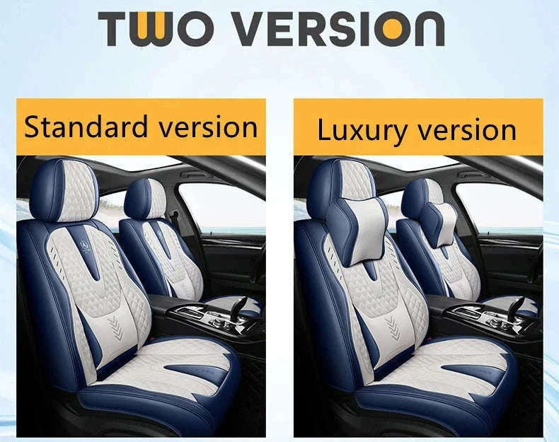 Universal Car Seat Covers Full-Cover Nappa Leather Set-Color 6