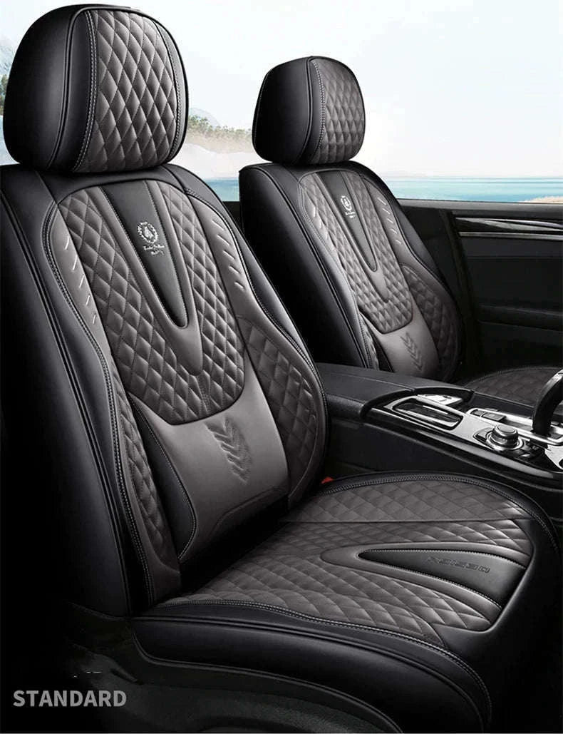 Universal Car Seat Covers Full-Cover Nappa Leather Set-Color 6