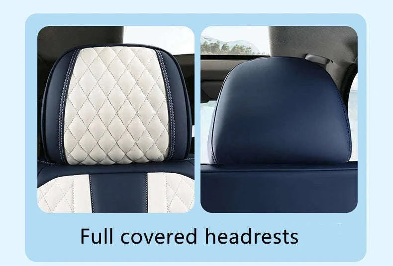 Universal Car Seat Covers Full-Cover Nappa Leather Set-Color 6
