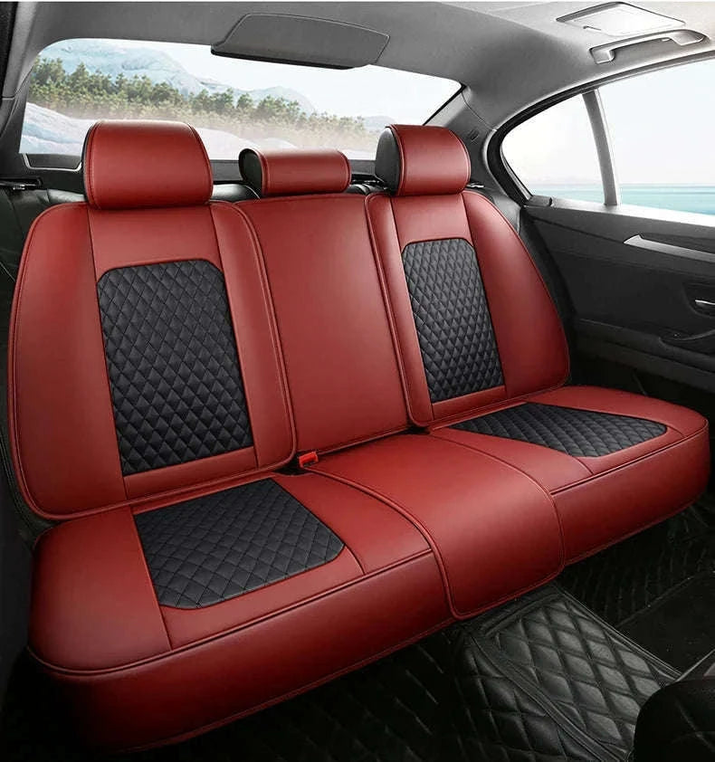 Universal Car Seat Covers Full-Cover Nappa Leather Set-Color 6