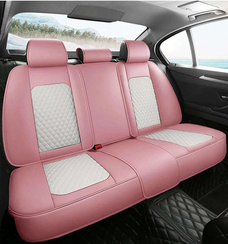 Universal Car Seat Covers Full-Cover Nappa Leather Set-Color 6