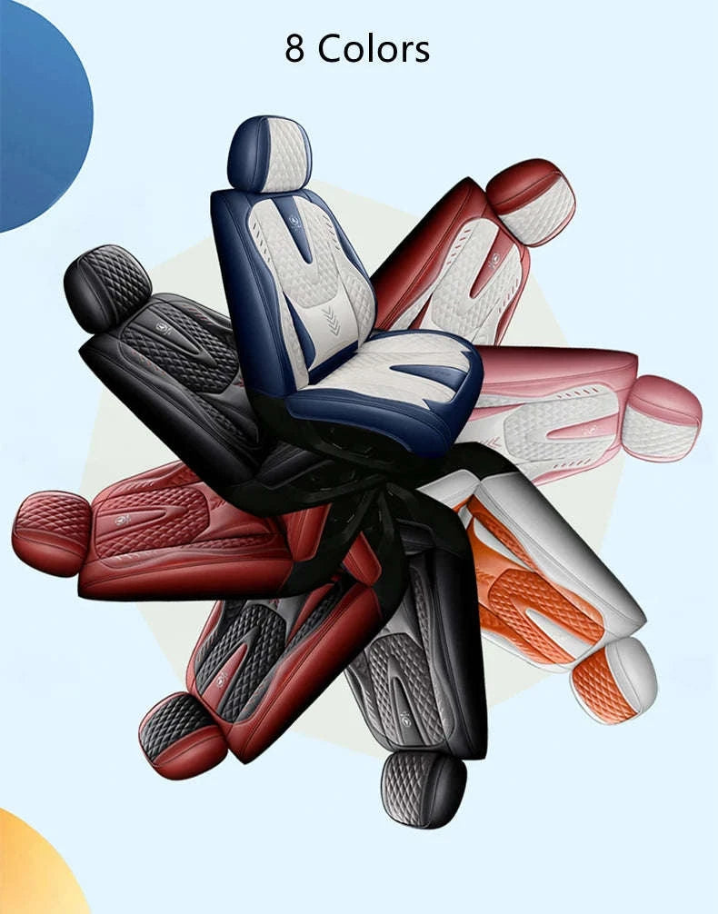 Universal Car Seat Covers – Full-Cover Nappa Leather Set-Color 6