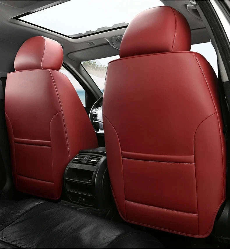 Universal Car Seat Covers Full-Cover Nappa Leather Set-Color 6
