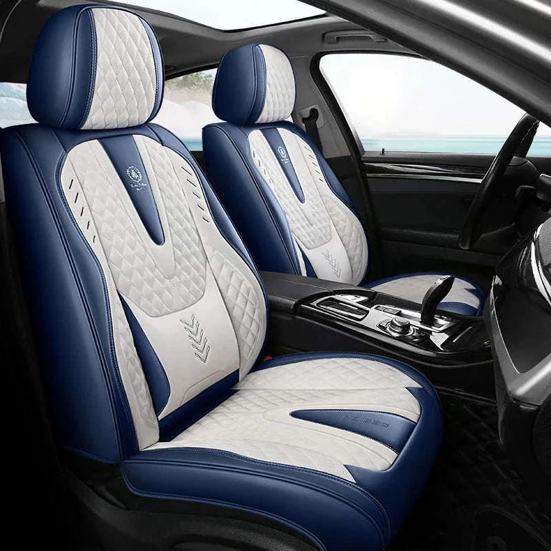 Universal Car Seat Covers Full-Cover Nappa Leather Set-Color 6
