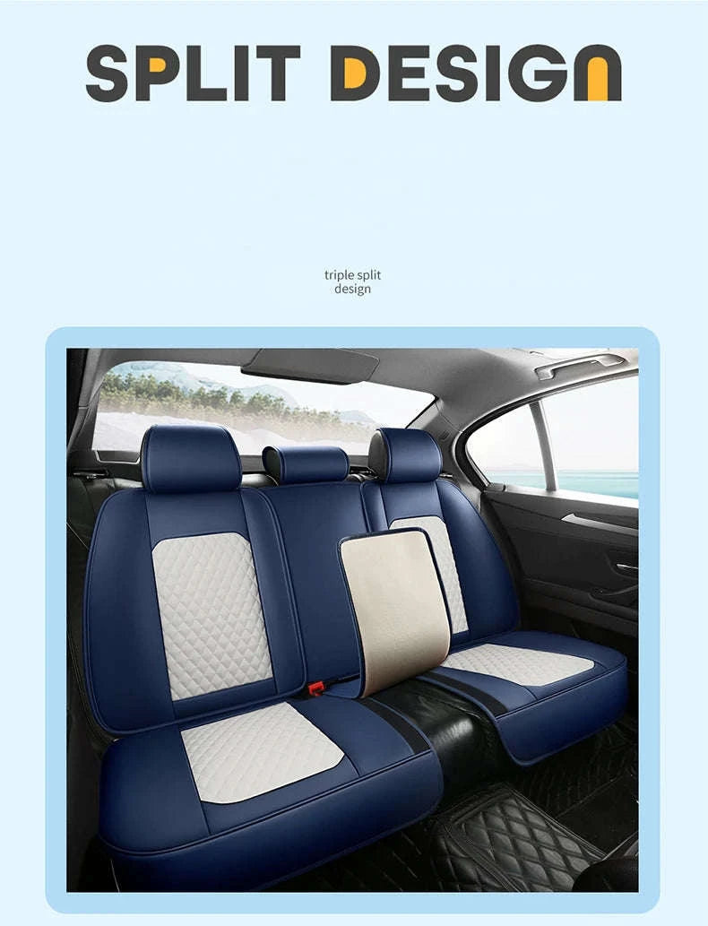 Universal Car Seat Covers – Full-Cover Nappa Leather Set-Color 6