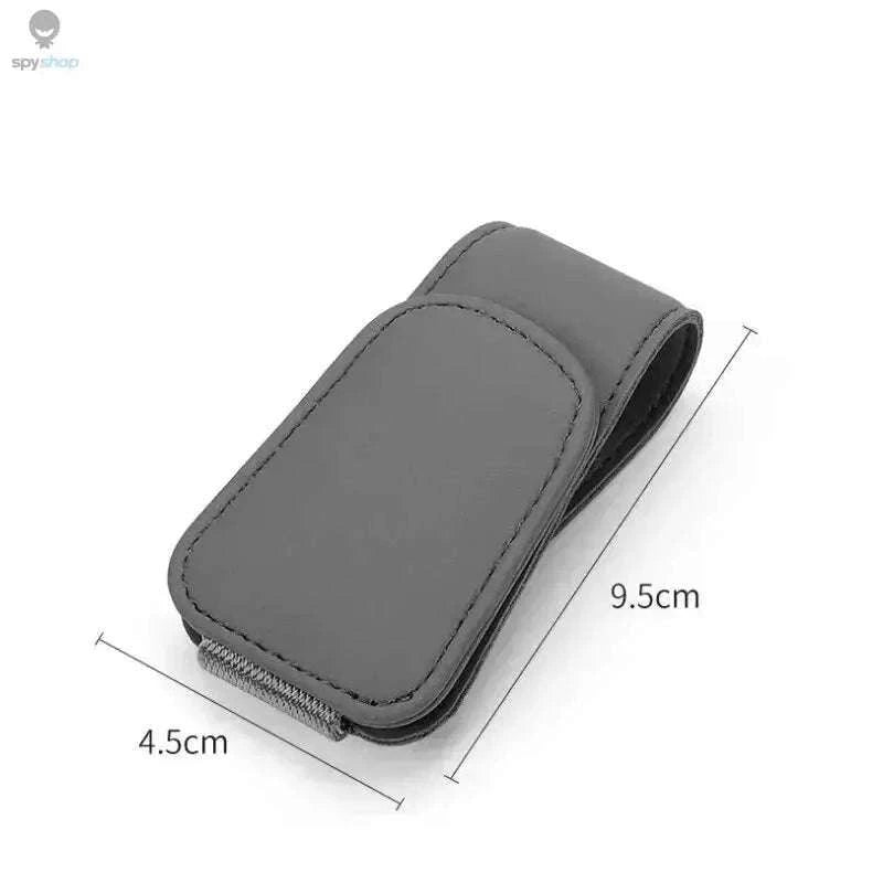 Universal Car Sun Visor Glasses Holder-Carbon black B