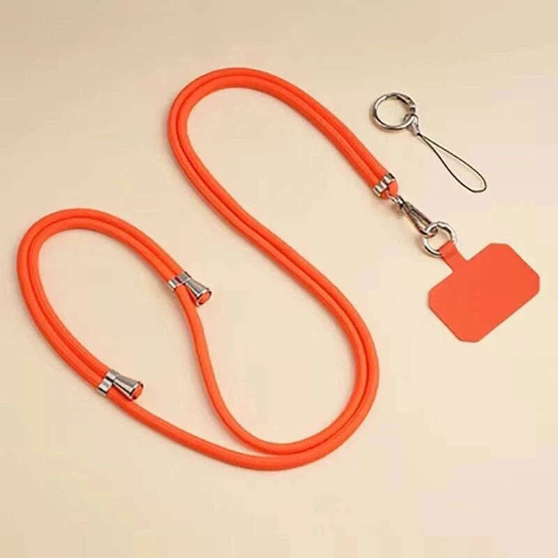 Universal Crossbody Phone Lanyard for Hands-Free Carry-Pink / Other