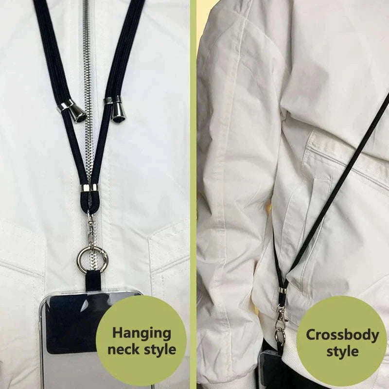 Universal Crossbody Phone Lanyard for Hands-Free Carry-Pink / Other