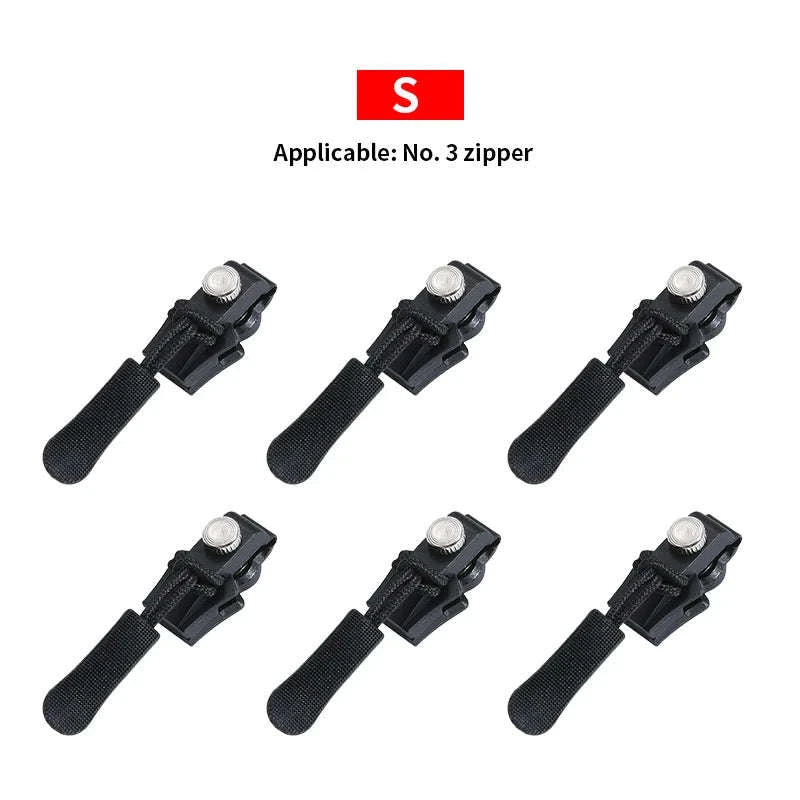 Universal Detachable Zipper Repair Kit-3Pcs S M L / S M L / 6CM