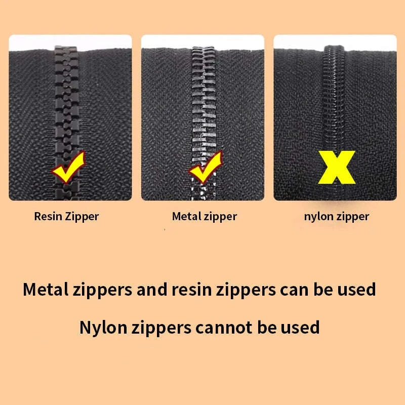 Universal Detachable Zipper Repair Kit-3Pcs S M L / S M L / 6CM
