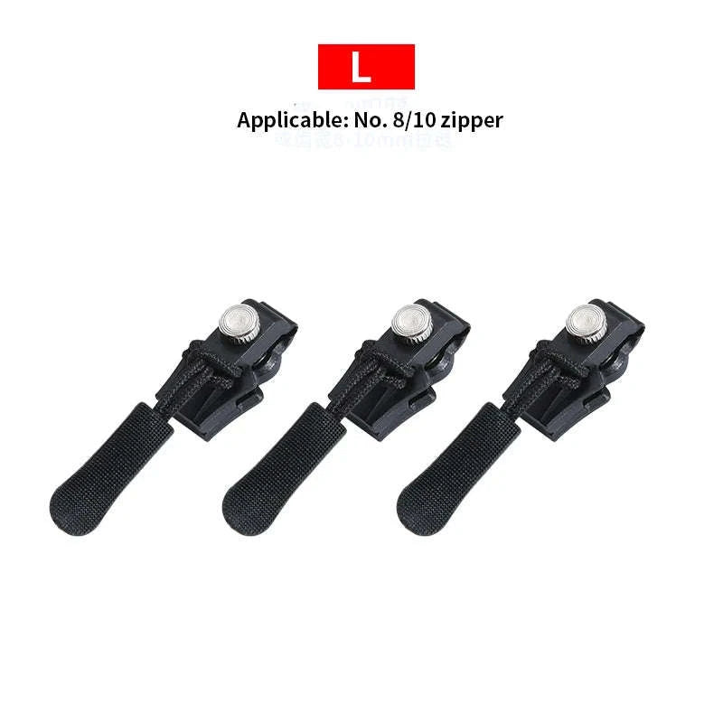 Universal Detachable Zipper Repair Kit-3Pcs S M L / S M L / 6CM