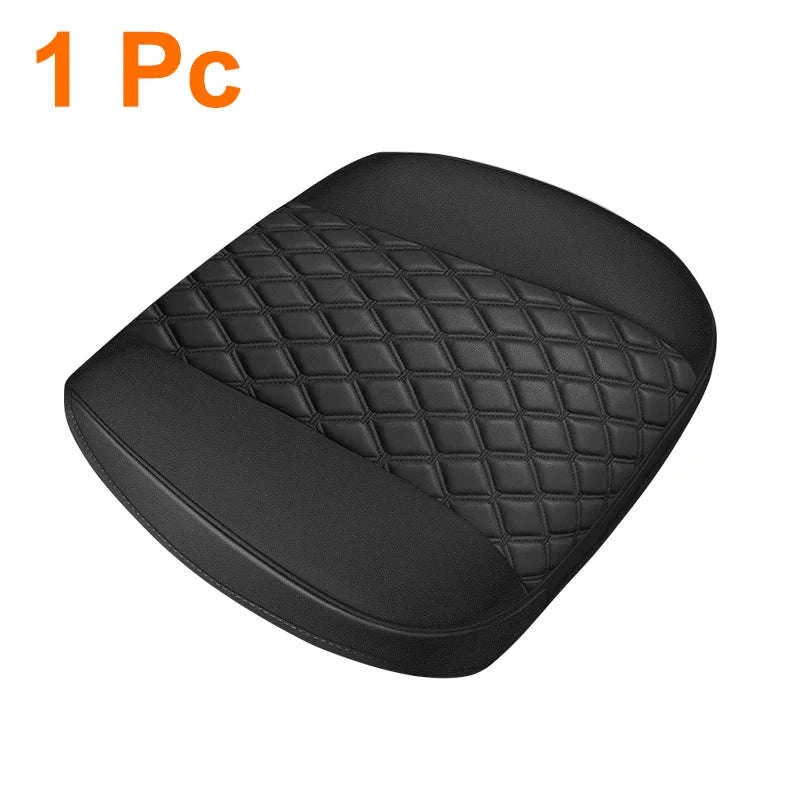 Universal Full-Wrapped Car Seat Cover Black-Front Seat 1pc