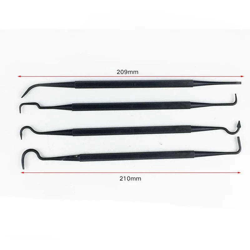 Universal Gun Cleaning Kit with Steel Wire Brushes and Nylon Picks-E