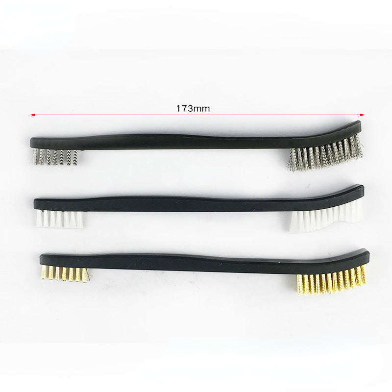 Universal Gun Cleaning Kit with Steel Wire Brushes and Picks-E