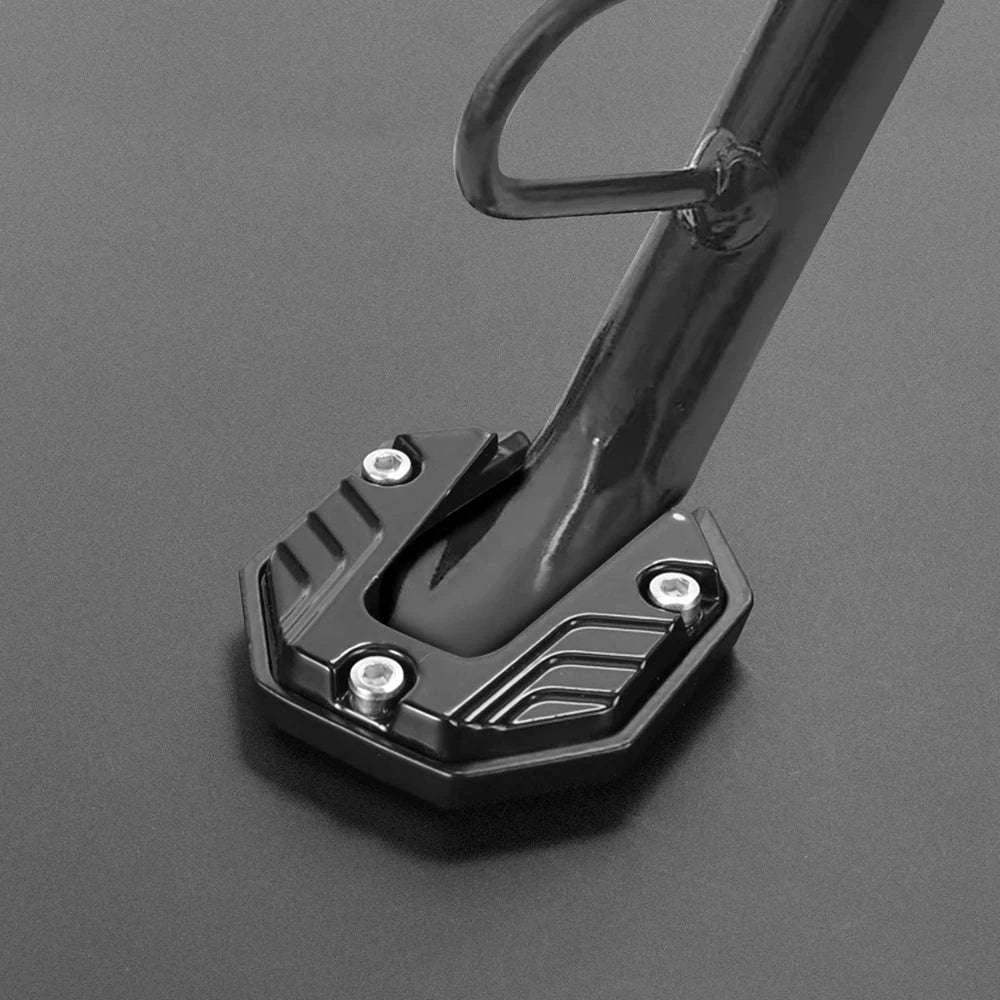 Universal Kickstand Extension Pad for Motorcycles & Scooters-blue