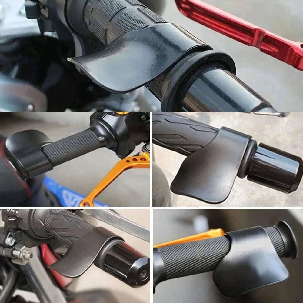 Universal Motorcycle Accelerator Booster Non-Slip Assist Grip-2pcs carbon fibre