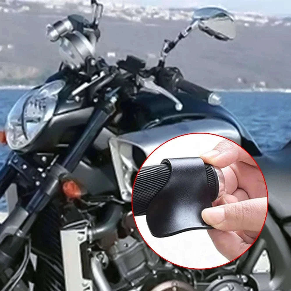 Universal Motorcycle Accelerator Booster Non-Slip Assist Grip-2pcs carbon fibre
