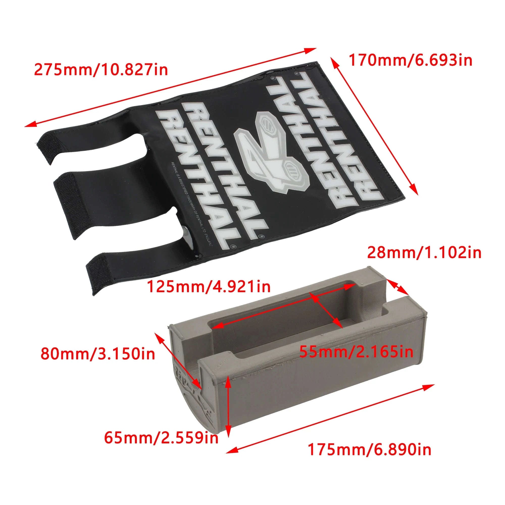 Universal Motorcycle Chest Protector Pad-red