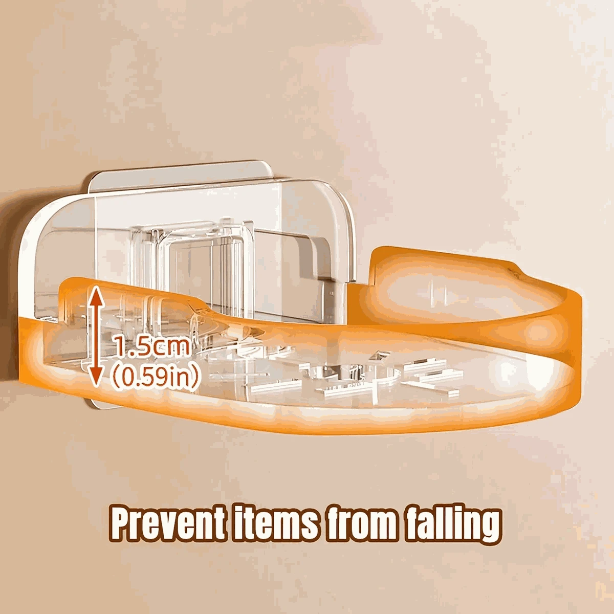 Universal Non-Drilling Wall Mount for CCTV Camera-B Clear