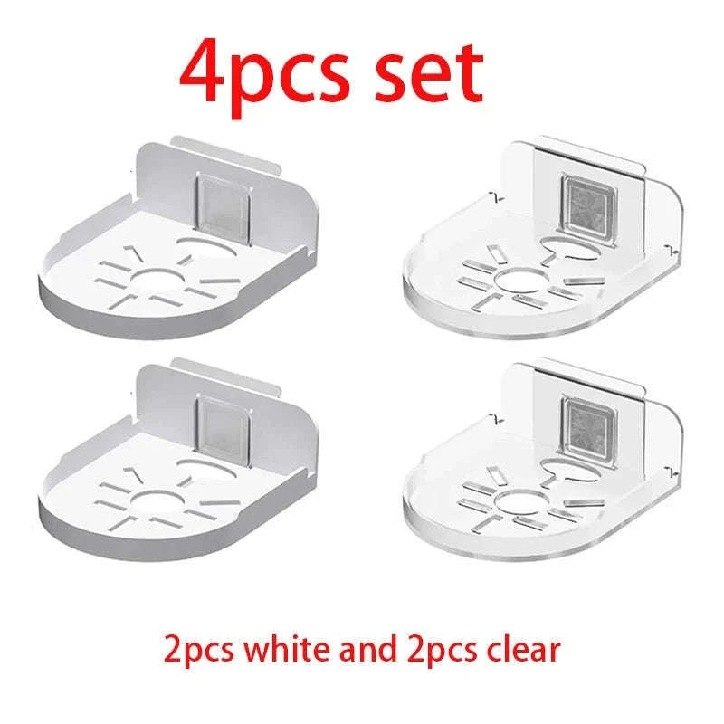Universal Non-Drilling Wall Mount for CCTV Camera-B White