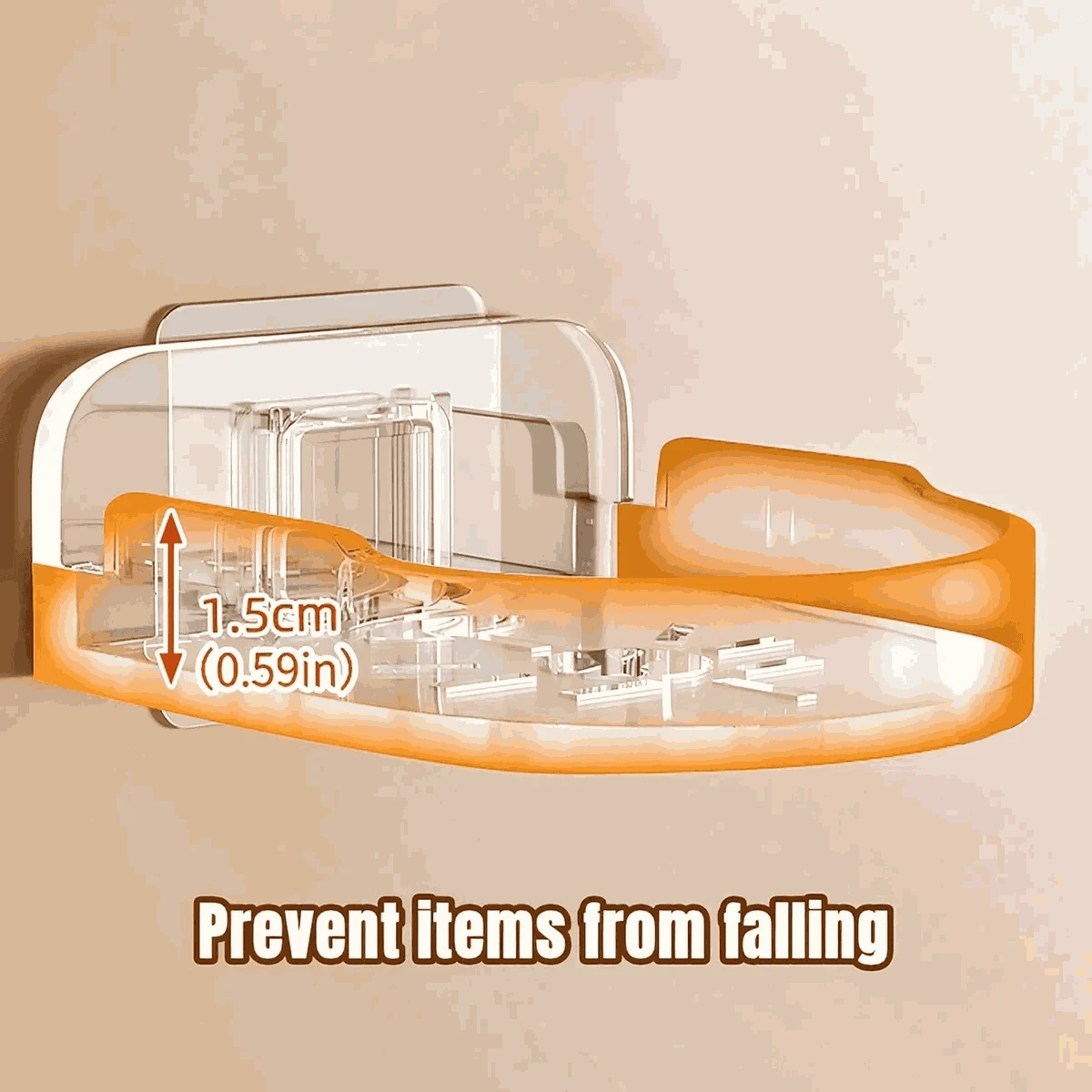 Universal Non-Drilling Wall Mount for CCTV Camera-B White