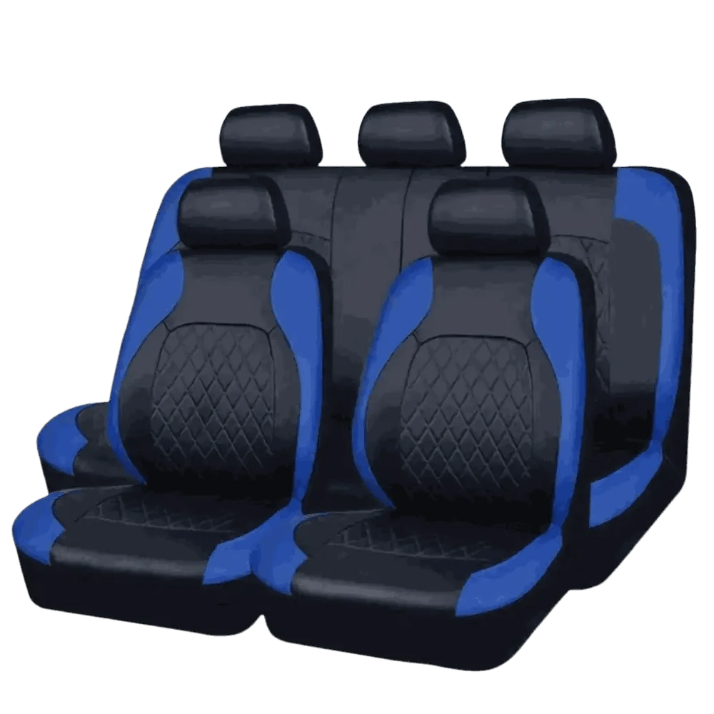 Universal PU Car Seat Covers Set for Everyday Protection-full set / United States