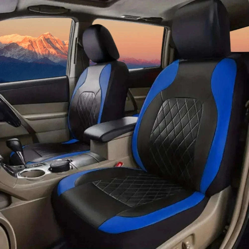 Universal PU Car Seat Covers Set-full set / United States