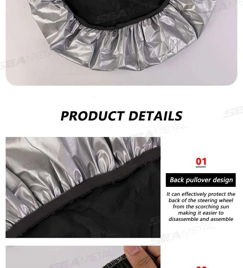 Universal Steering Wheel Sunshade Cover-1pc
