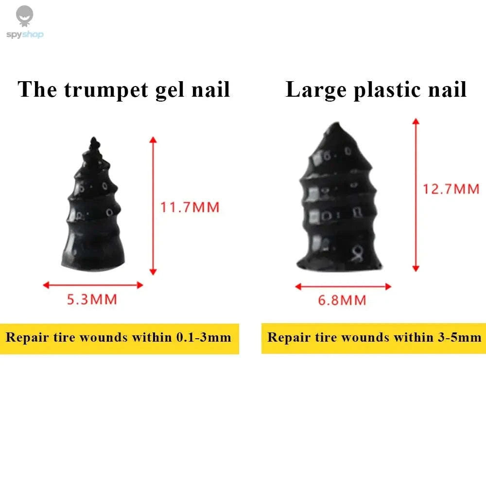 Universal Tire Repair Rubber Nail Set-5S5L Mix