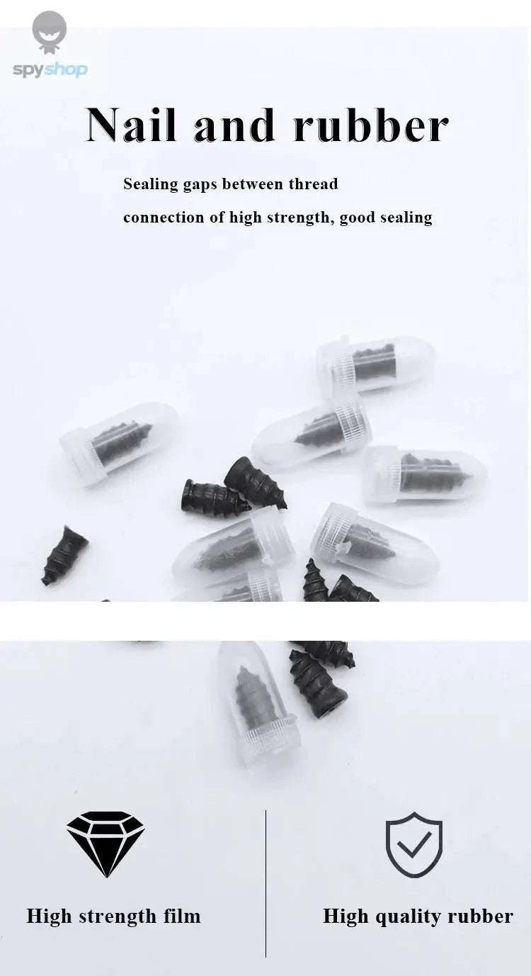 Universal Tire Repair Rubber Nail Set-5S5L Mix