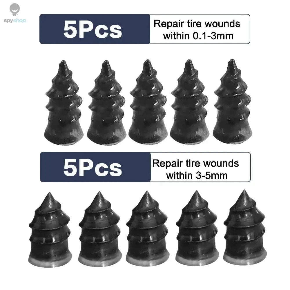 Universal Tire Repair Rubber Nail Set for Quick Puncture Fixes-5S5L Mix