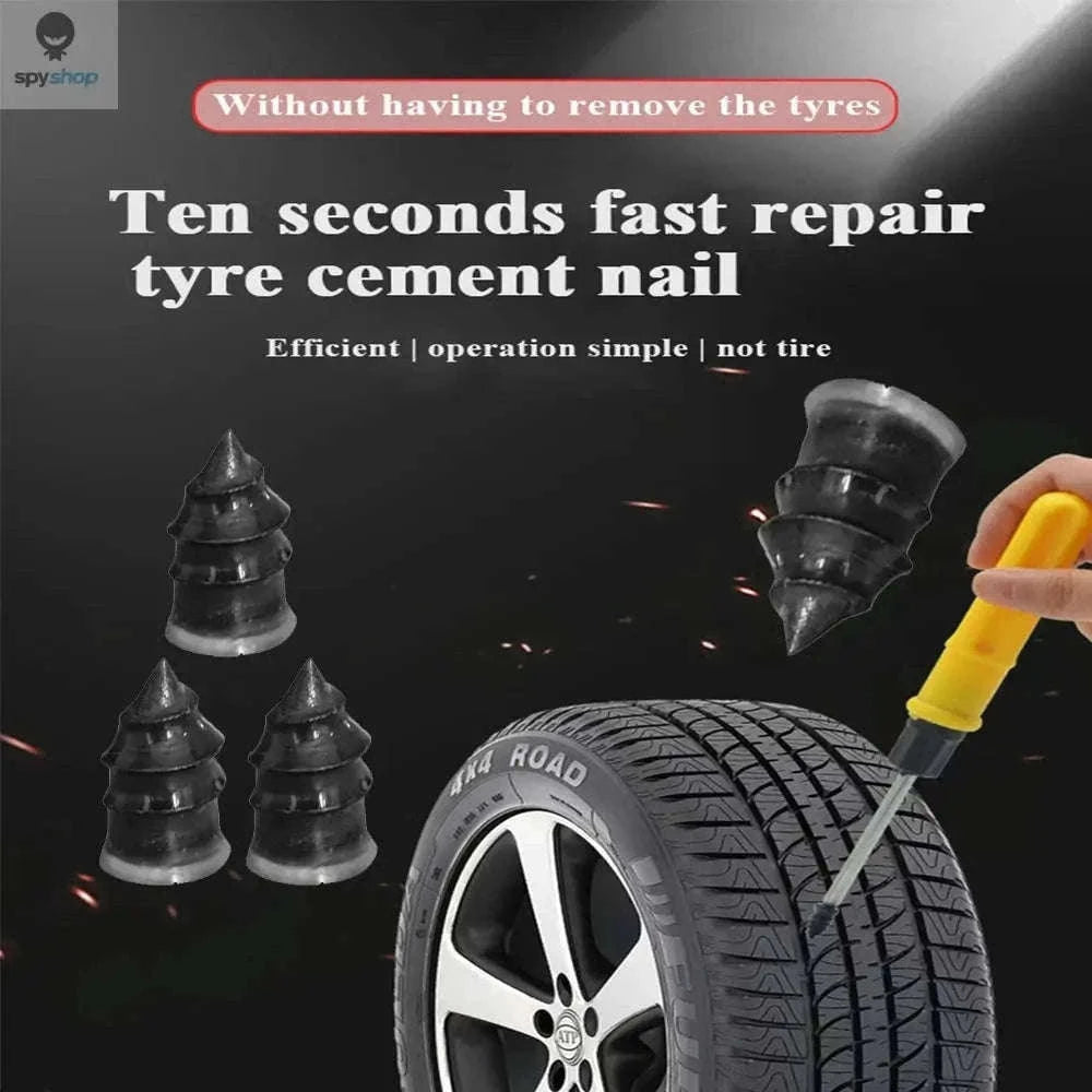 Universal Tire Repair Rubber Nail Set for Quick Puncture Fixes-5S5L Mix