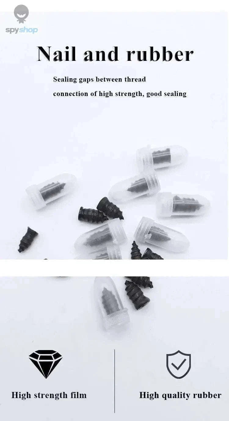 Universal Tire Repair Rubber Nail Set for Quick Puncture Fixes-5S5L Mix
