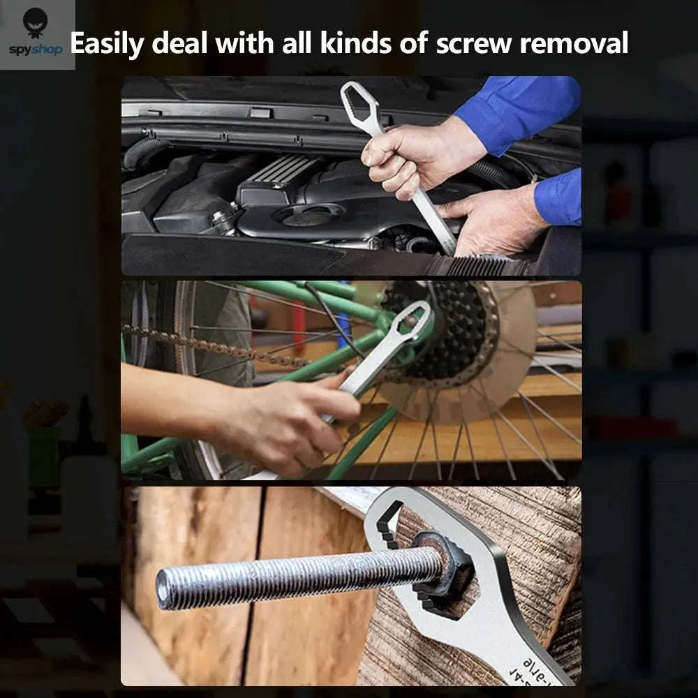 Universal Torx Wrench – Self‑Tightening Adjustable Dual‑Head Tool-160mm 8-22mm